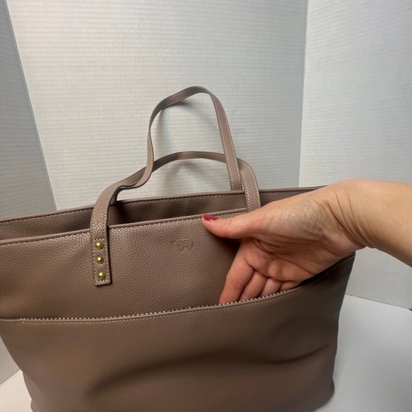 The Life Bag Vegan Leather Tote - Spacious & Stylish NWT - Picture 12 of 16